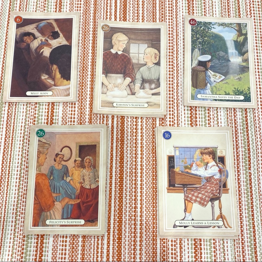 american girl | trading cards 1994 vintage kirsten samantha molly felicity